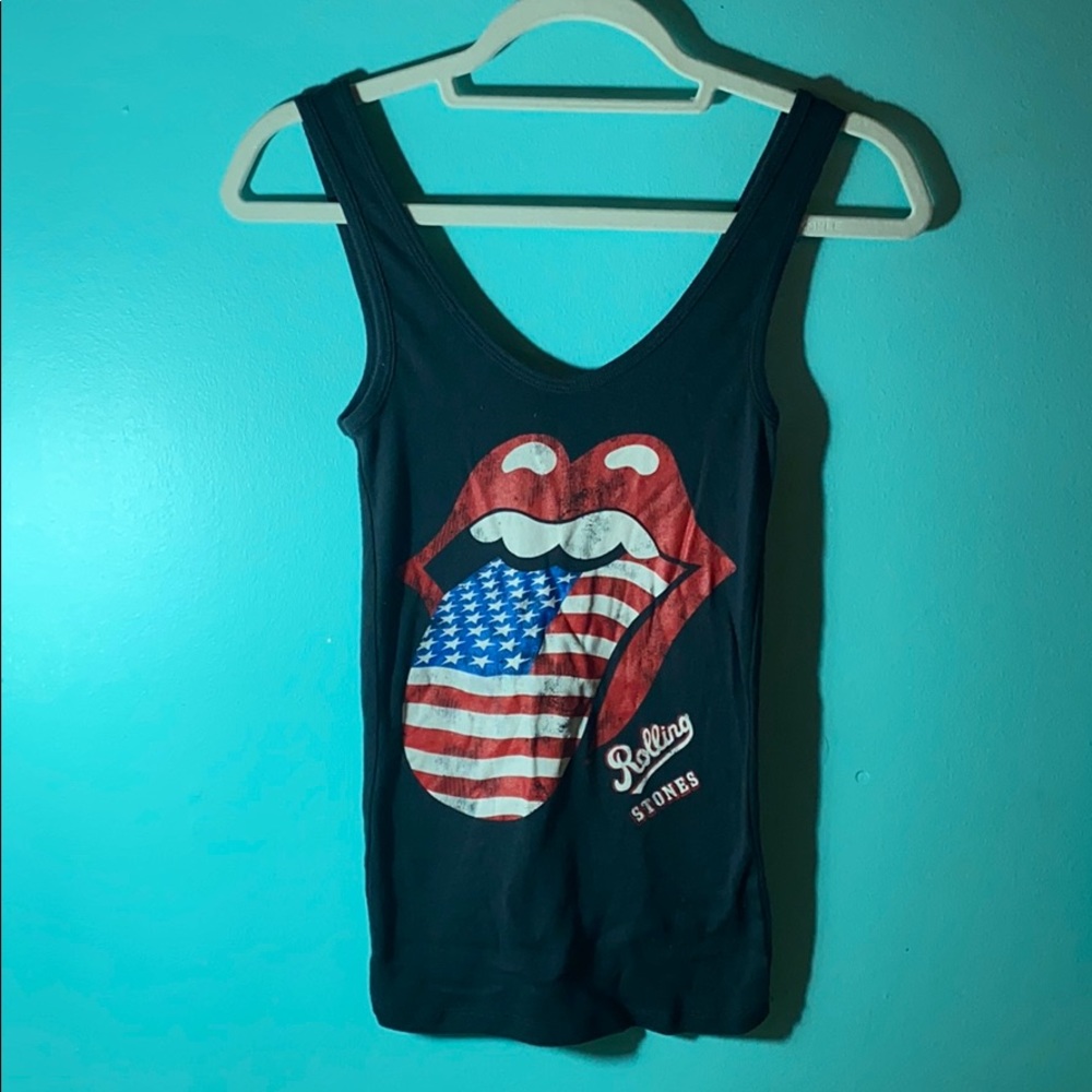 Rolling Stones American flag tank
